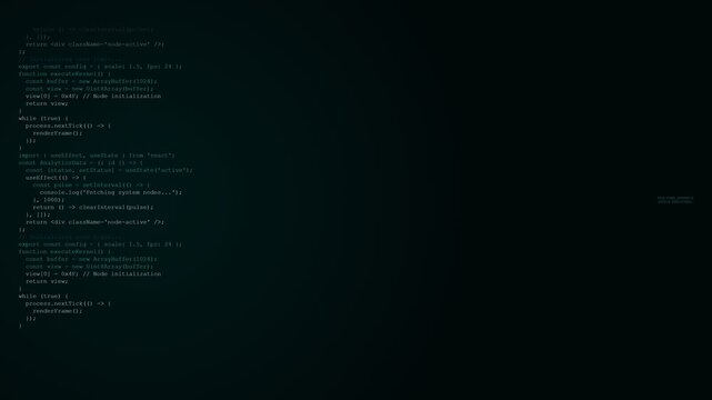 Abstract Programming Code and Data Analysis on Dark Screen