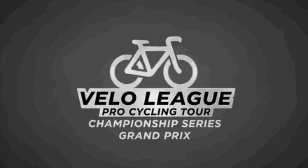 Fototapeta premium Velo League Championship Series: A Dynamic and Energetic Pro Cycling Event Design