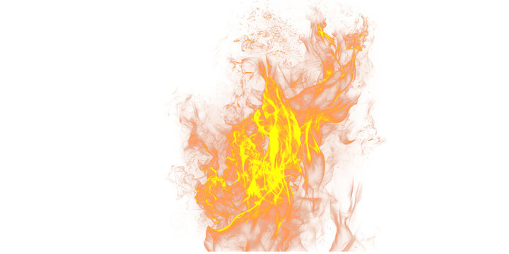 fire flames burning effect png isolated on transparent background