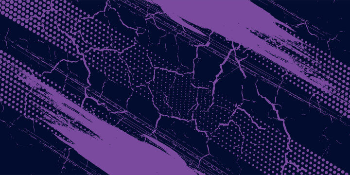 light purple black brush car wrap sticker pattern abstract banner sporty lines black light purple grunge color combination brush pattern racing motorsport design, vector