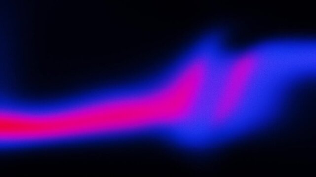 Vibrant VHS style colorful psychedelic grainy gradient color flow wave on black, music cover dance party animation. Retro Colors. Flowing motion fluid animation. Grainy noise. Abstract neon shapes
