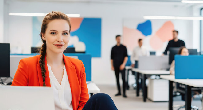 Female computer programmer undergoing technical training at an intensive coding bootcamp, preparing for a software developer career within an enterprise database administration department