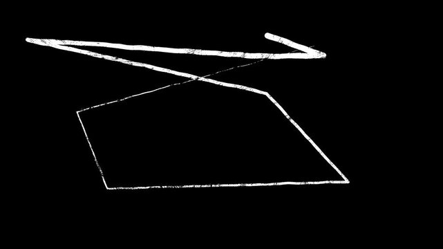 Paint Brush Scribble animation. Abstract Stroke Background, diagonal, spiral, multidirectional chaotic lines direction. Brush stroke black and white noise animation background. Crazy Hatching