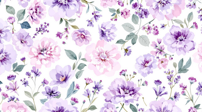 Soft garden flowers surrounding beautiful wishes with peaceful watercolor charm and elegant blooming details.