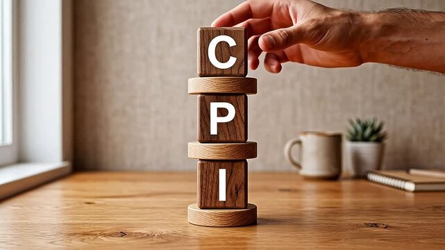 Wooden blocks with letters CPI on table symbolizing the limitless potential of digital design