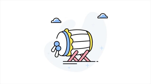 Drum Animation MP4 file