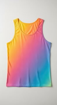 Lightweight cotton sleeveless garment displayed flat, perfect for casual summer wear, active pursuits, and comfortable everyday relaxation, workout, cotton, moisture