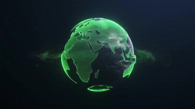 光の地球