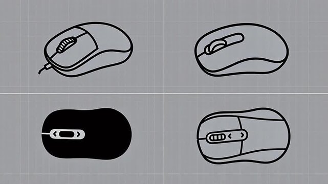 Computer mouse designs for creative digital media and visual arts