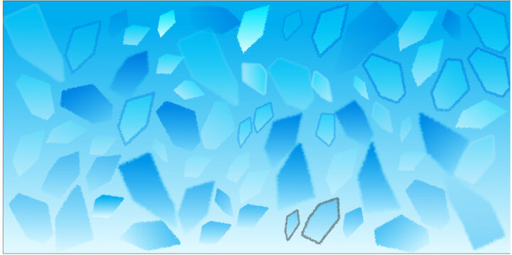Abstract blue crystal pattern background with polygon shapes and soft gradients, creating a modern icy geometric digital design.