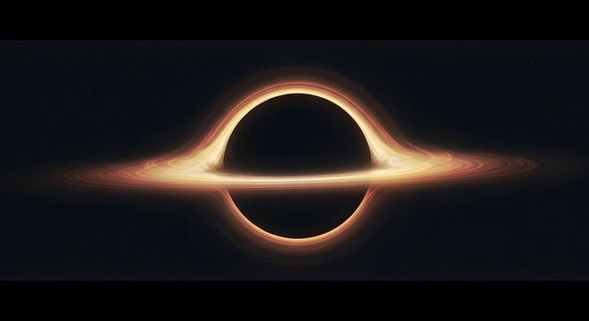 Cinematic visualization of a supermassive black hole with an accretion disk