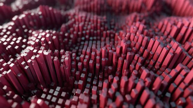 Crystal Structure View. Computer Technology Background. A conceptual shot illustrating the perfect, crystalline lattice structure of the base silicon substrate.
