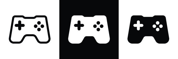 Game console sign symbol icon set © Sabbir