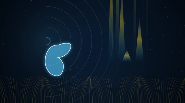 Abstract Human Liver Anatomy Digital Animation for Medical Education