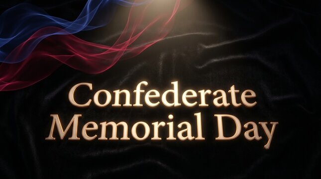 Confederate Memorial Day observance background