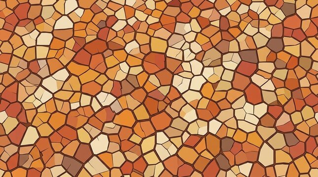 Salt flat cracked mud pattern vivid cracked salt flat geometric mud polygon pattern illustration