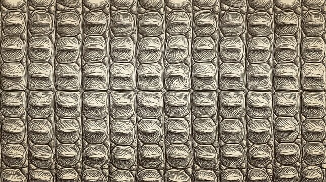 Crocodile skin texture crocodile skin square scale repeat texture vivid earthy tone