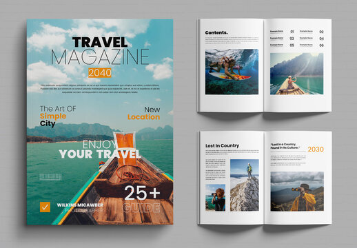 Travel Magazine Layout