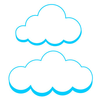 vector cloud icon