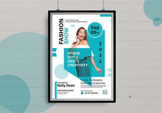 Fashion Show Poster Design Template