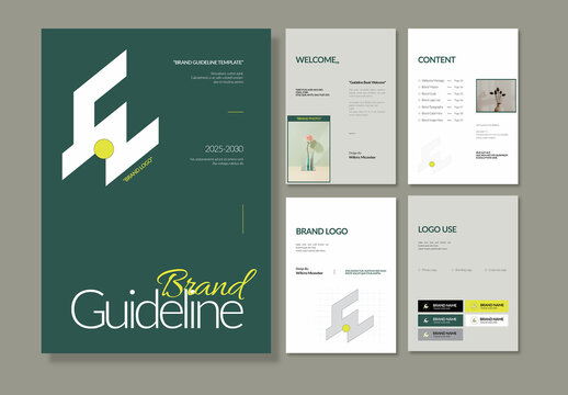 Modern Brand Guideline Template
