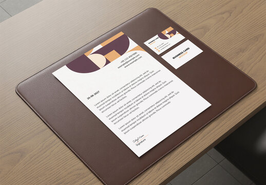 Professional Stationery Branding Mockup