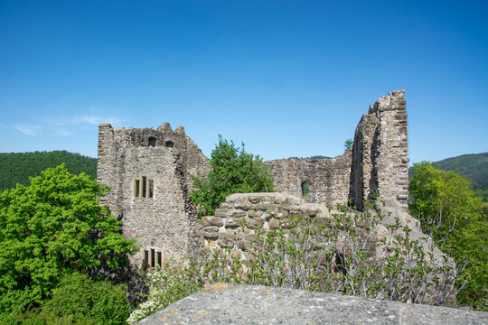 Burg Badenweiler, Margr&auml;flerland, Deutschland
