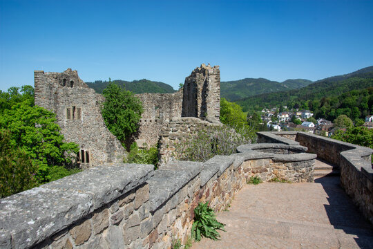 Burg Badenweiler, Margr&auml;flerland, Deutschland
