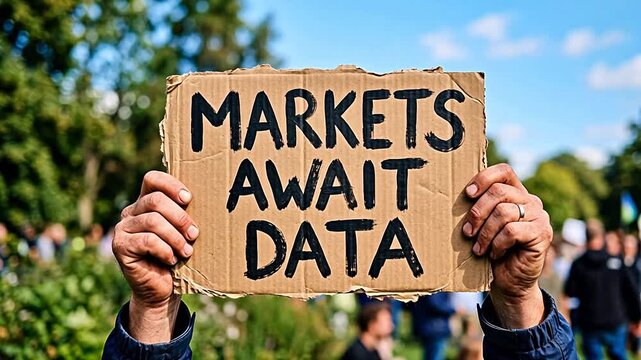 Hands holding cardboard sign with text emphasizing advanced technology and cybersecurity