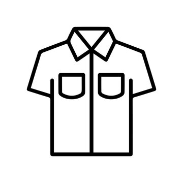 Short Sleeve Shirt Icon