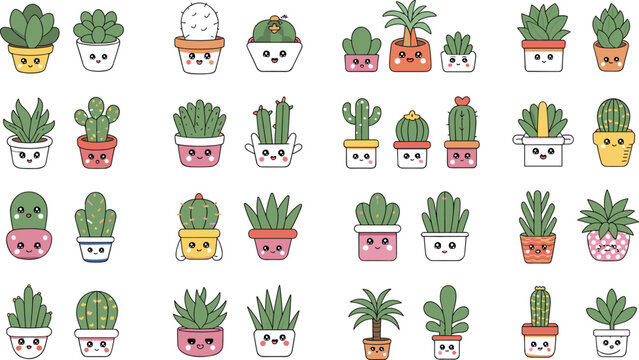 Cactus Comic-Bilder: Stock-Fotos & -Videos. | Adobe Stock