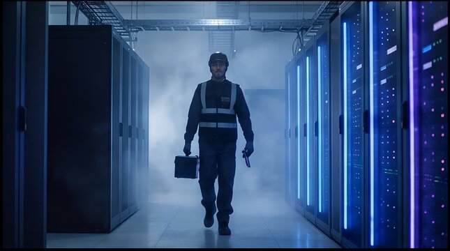 Data Center Technician: Server Maintenance in High-Tech Facility