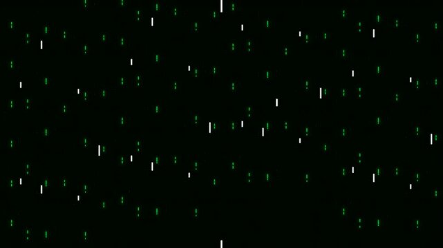 Abstract digital rain background featuring vertical lines on a dark screen perfect for technology and data concepts