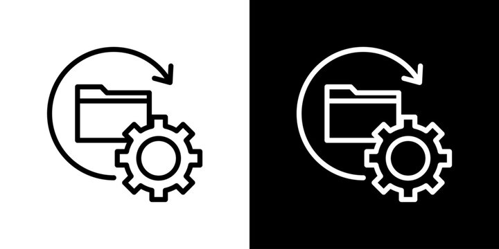 Preprocessing Icon Sheet Black And White