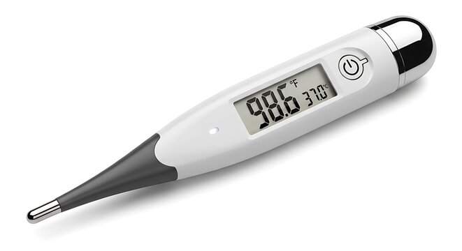 Digital thermometer for medical use.