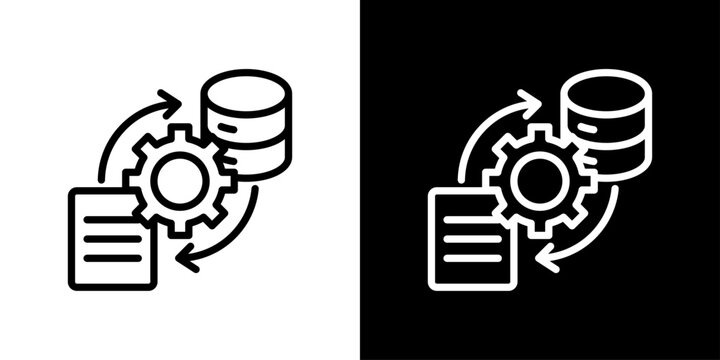 Etl Icon Sheet Black And White