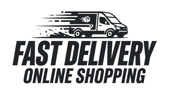 Fast Delivery Online Shopping Truck.