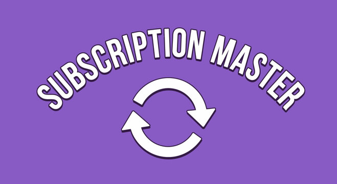 Subscription Master Logo Design.