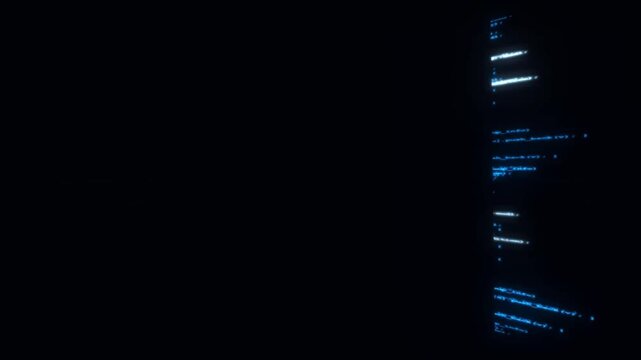 High quality 4K seamless abstract background loop. Perfect for technology, software development, cyber security, hacking, and data visualization concepts.