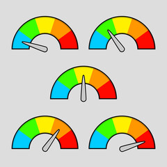 Set of Performance Meter - Gauge Meter © Little N