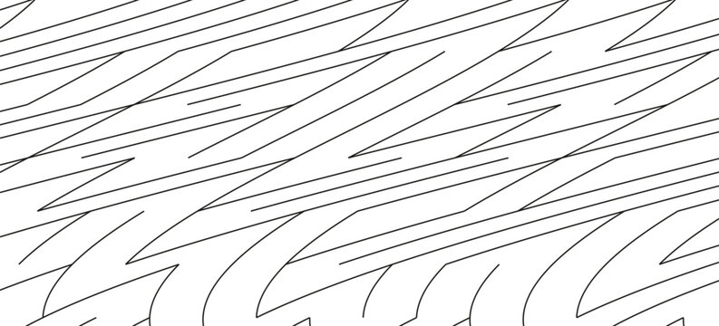 Abstract maze. Find right way. Isolated simple square maze black line on white background.
