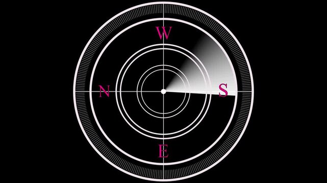 Futuristic radar screen interface scanning detecting target. Futuristic radar interface with abstract tech background. Digital scanning, detection