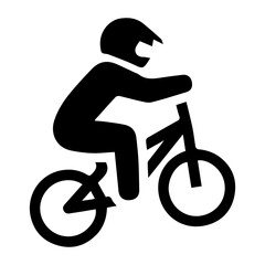 Fototapeta premium BMX Rider Icon