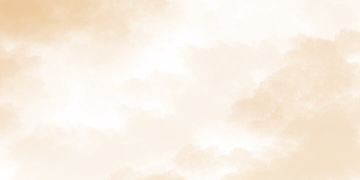 Soft beige watercolor texture background with subtle cloudy effect