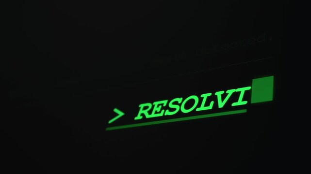 A vintage monochrome green terminal screen displays the glowing text logic depth detected with a blinking cursor. Concept of artificial intelligence, deep learning, and retro computing.