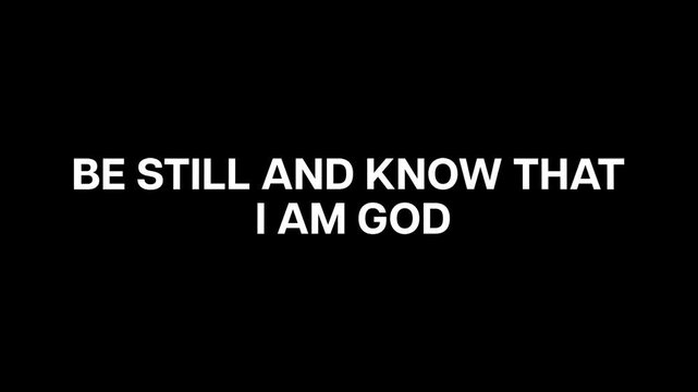 Bible Verse Animation with Cinematic Light and Spiritual Background