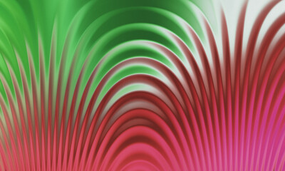 Obraz premium Smooth, flowing abstract waves in vibrant gradient colors including green, pink, and purple, forming a fluid spectrum texture with a modern, futuristic aesthetic.
