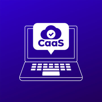 CaaS vector design with a laptop