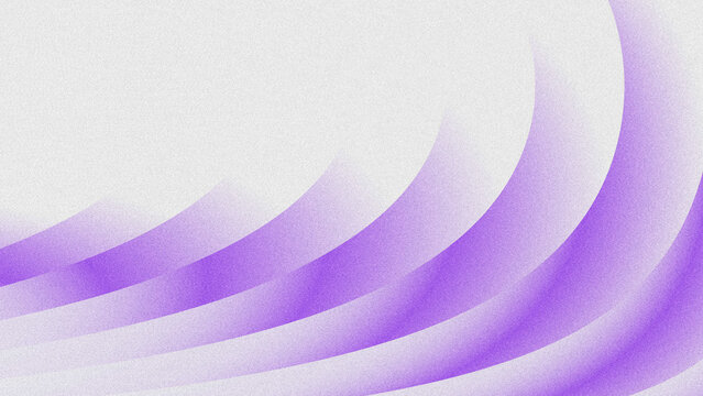 Abstract background with smooth electric violet and lavender purple gradient waves on a grainy light white base, featuring soft flowing curves and textured retro noise effect.
