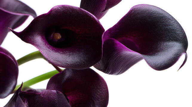 exotic deep purple vanda orchid flower in high fidelity detail